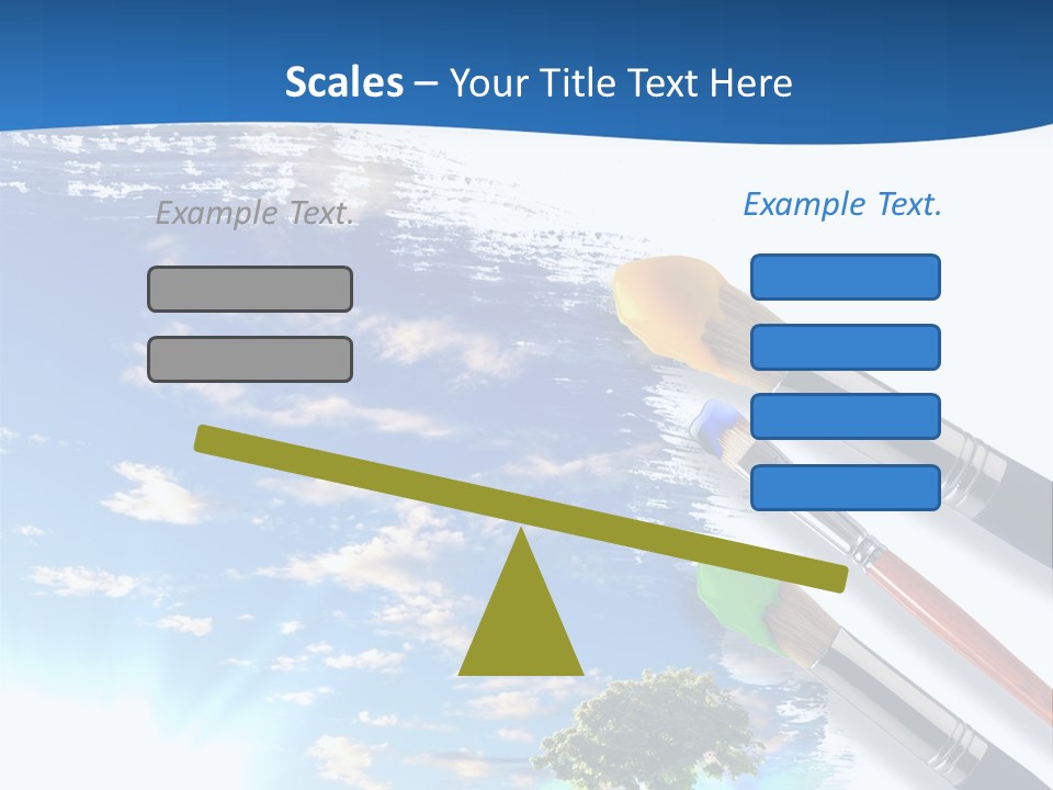 Young Work Caucasian PowerPoint Template