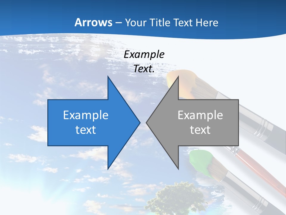 Young Work Caucasian PowerPoint Template