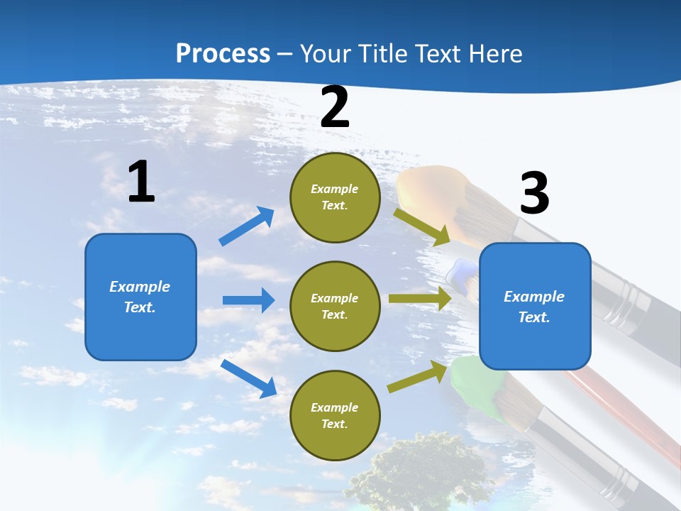 Young Work Caucasian PowerPoint Template