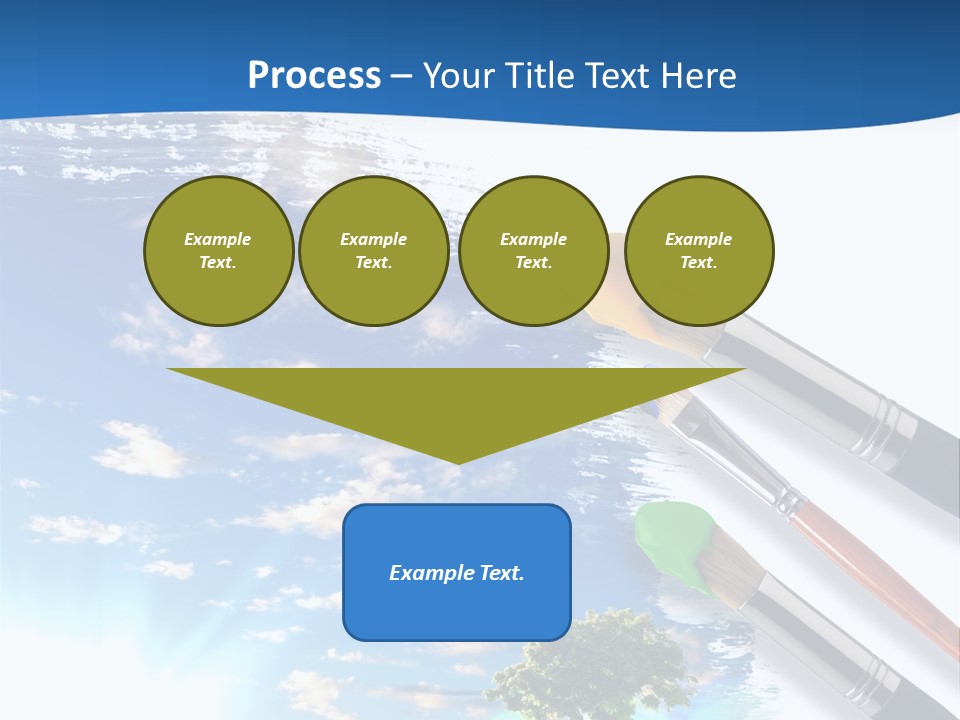 Young Work Caucasian PowerPoint Template