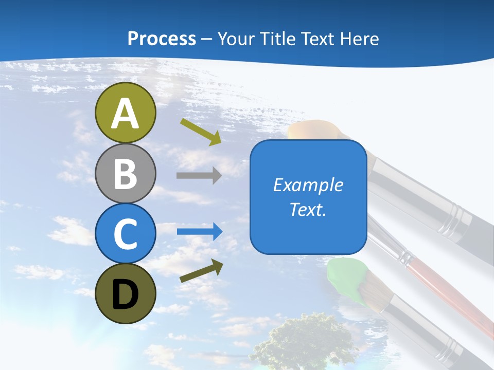 Young Work Caucasian PowerPoint Template