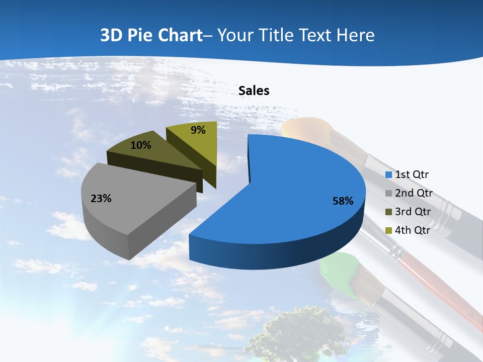 Young Work Caucasian PowerPoint Template