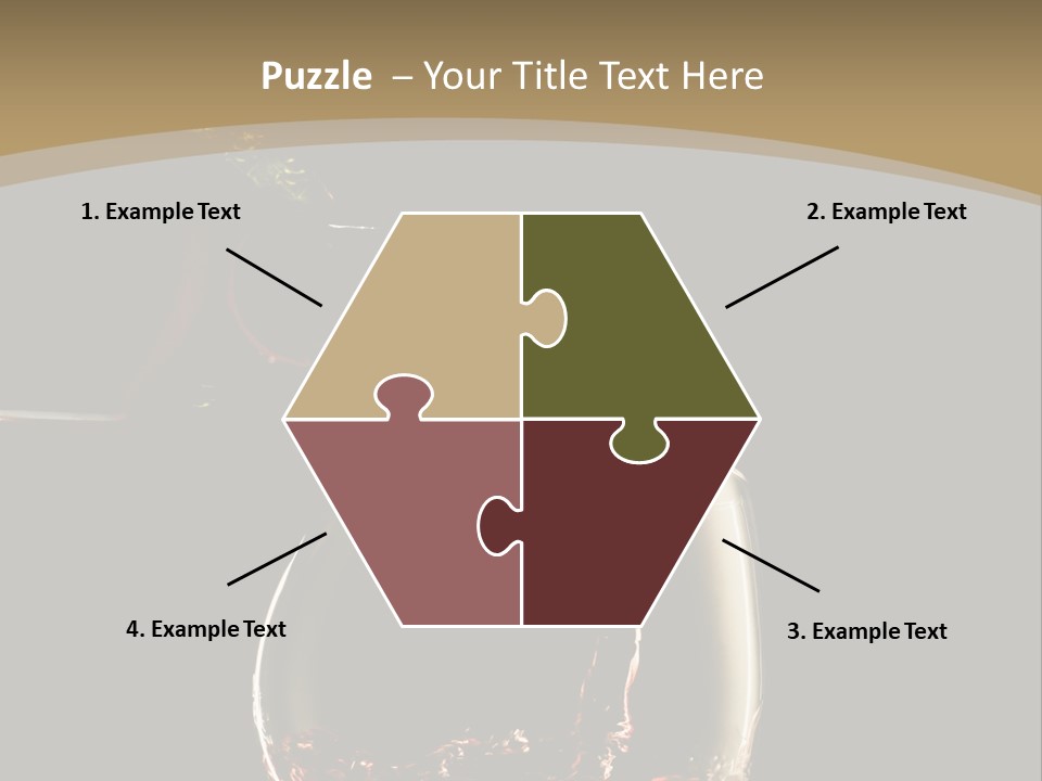 Glassware Alcohol Item PowerPoint Template