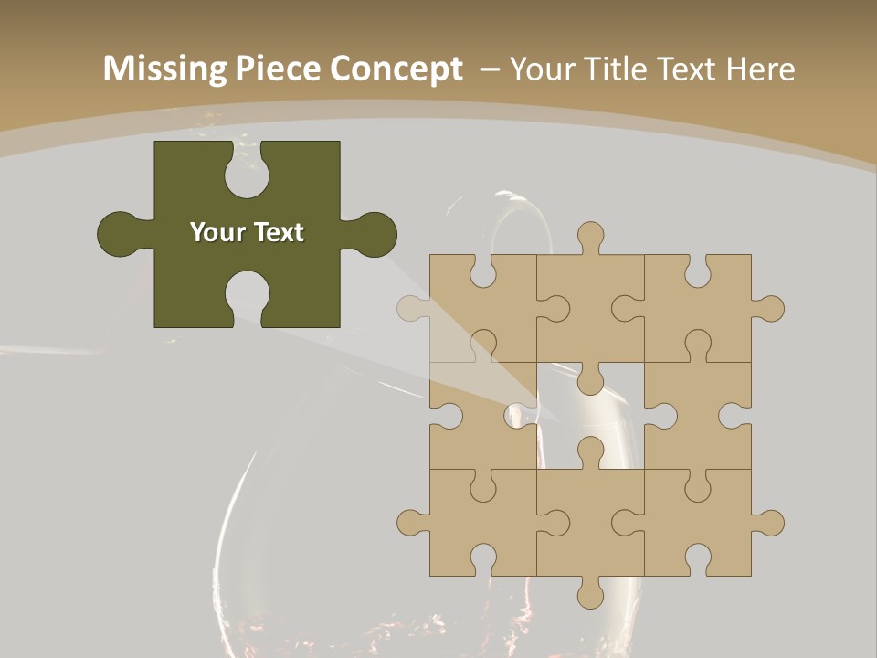 Glassware Alcohol Item PowerPoint Template