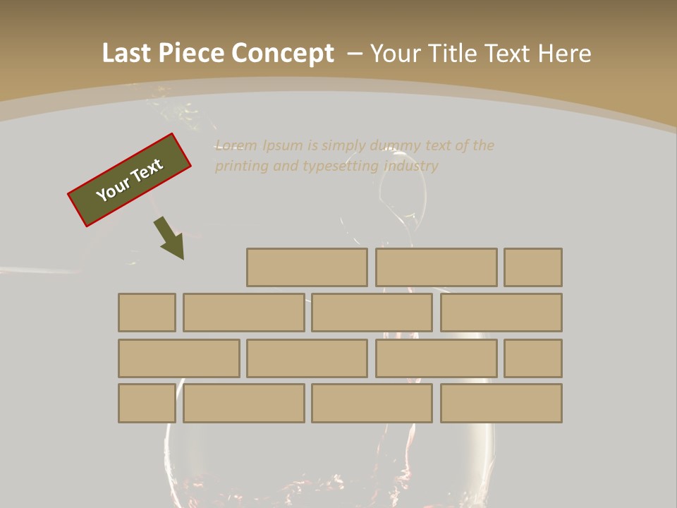 Glassware Alcohol Item PowerPoint Template