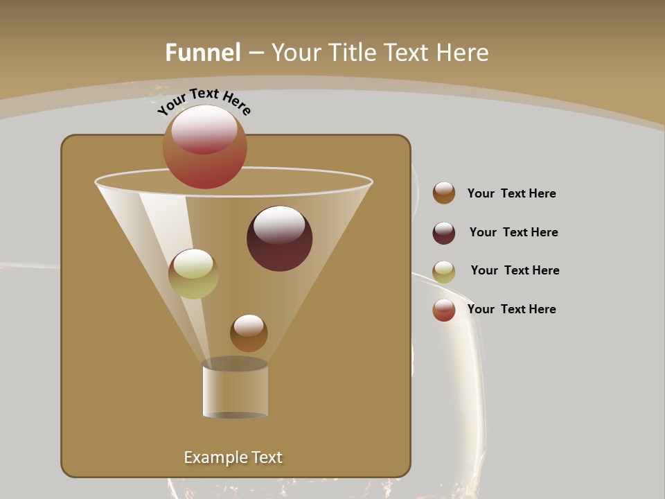 Glassware Alcohol Item PowerPoint Template