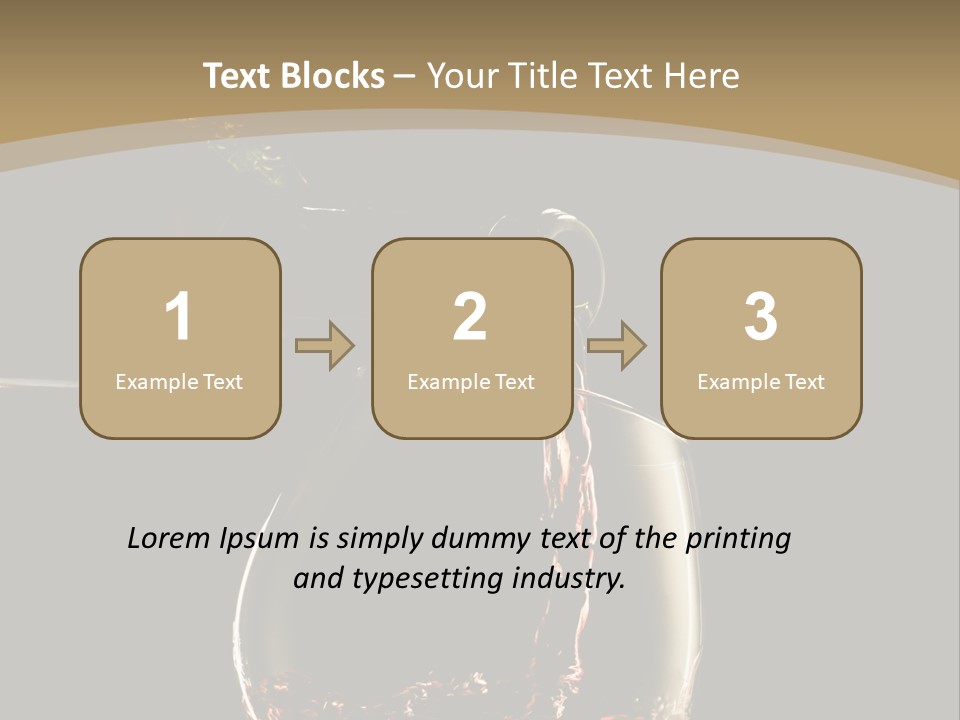 Glassware Alcohol Item PowerPoint Template