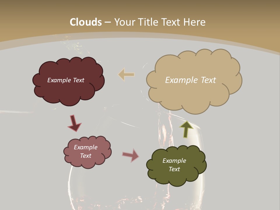 Glassware Alcohol Item PowerPoint Template