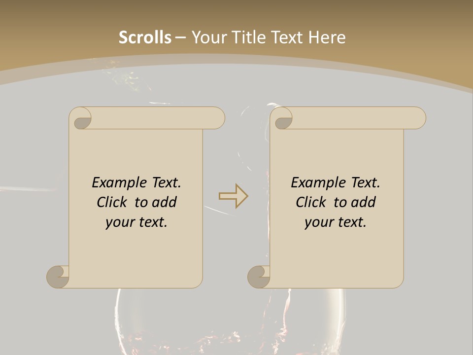 Glassware Alcohol Item PowerPoint Template