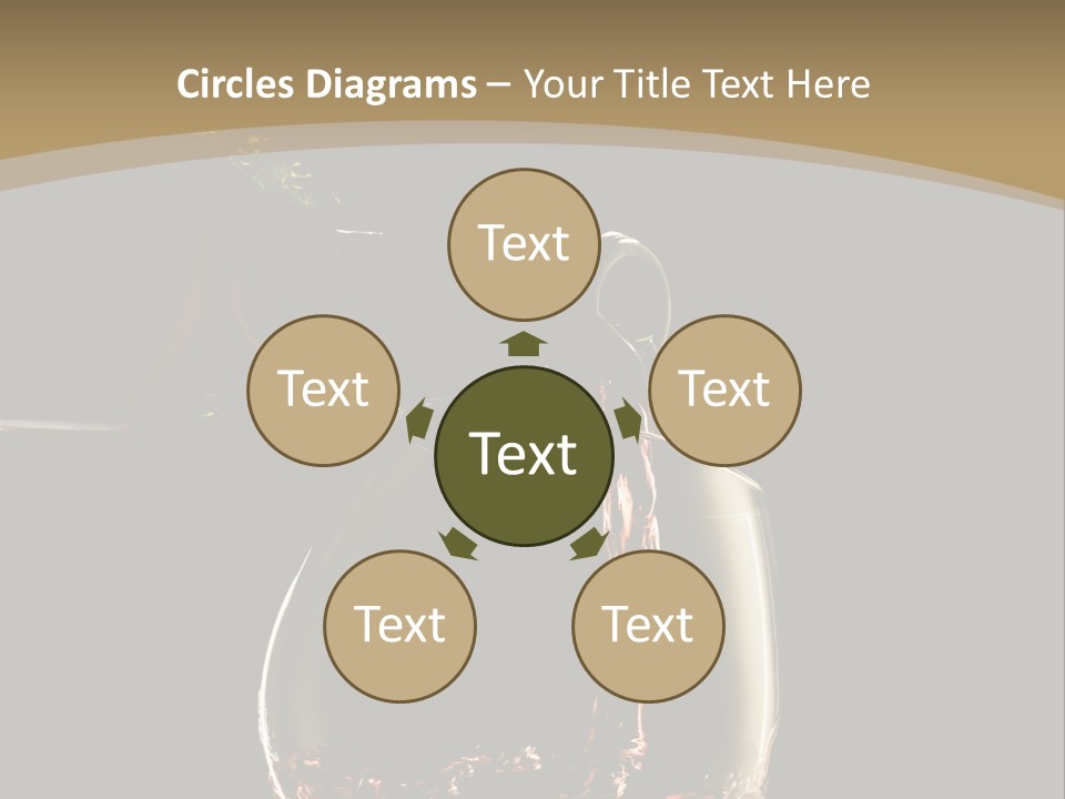 Glassware Alcohol Item PowerPoint Template