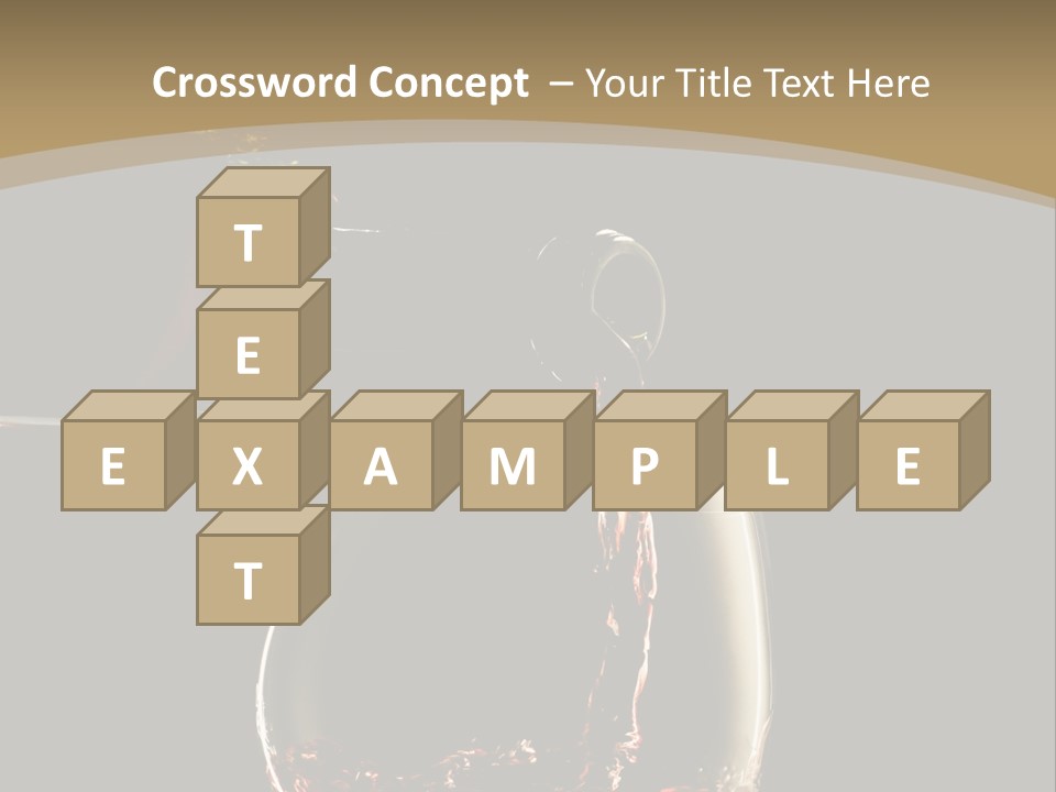 Glassware Alcohol Item PowerPoint Template