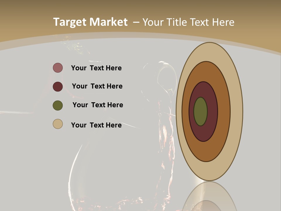 Glassware Alcohol Item PowerPoint Template