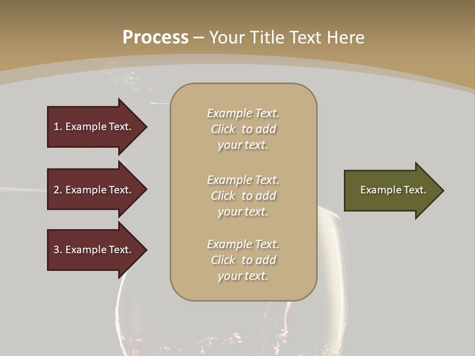 Glassware Alcohol Item PowerPoint Template