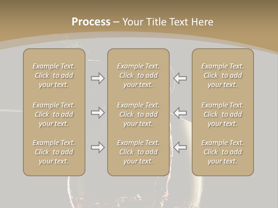 Glassware Alcohol Item PowerPoint Template