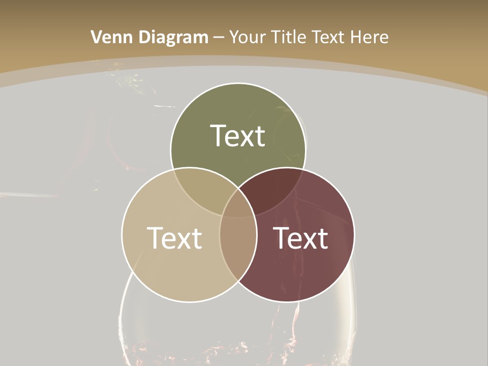 Glassware Alcohol Item PowerPoint Template