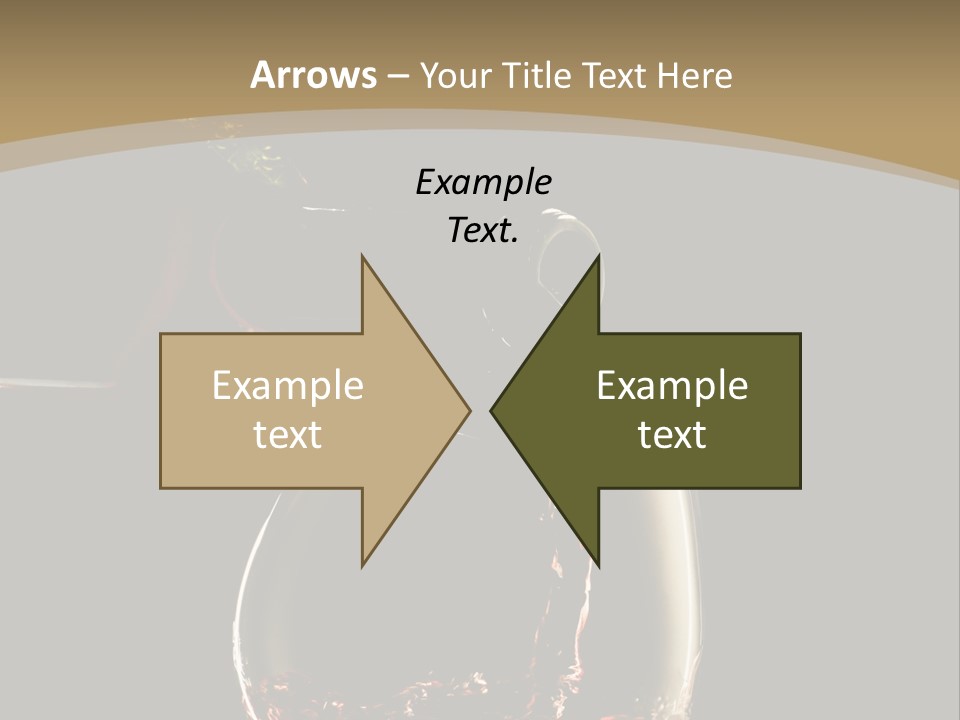 Glassware Alcohol Item PowerPoint Template