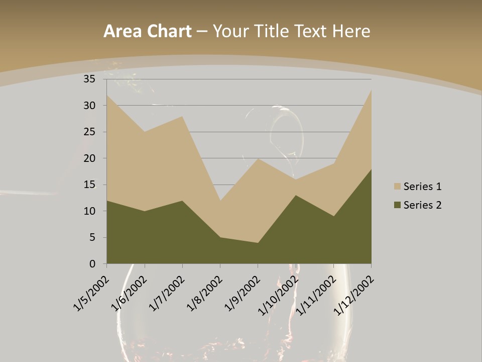Glassware Alcohol Item PowerPoint Template