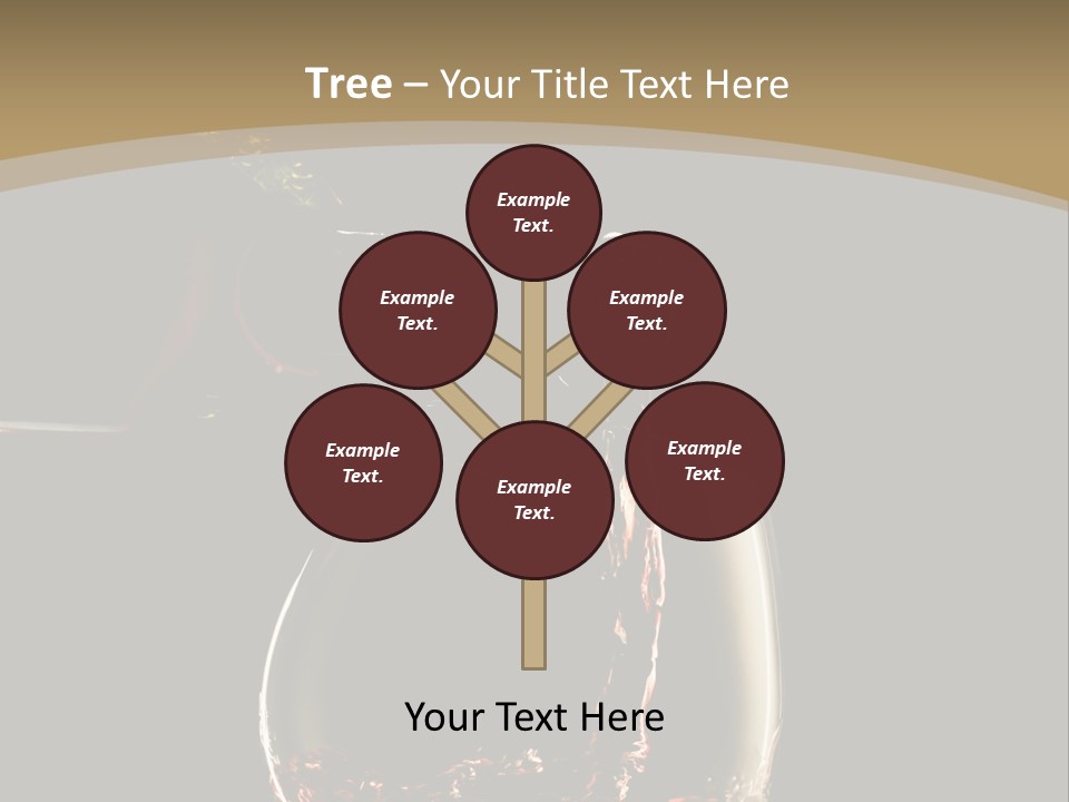 Glassware Alcohol Item PowerPoint Template