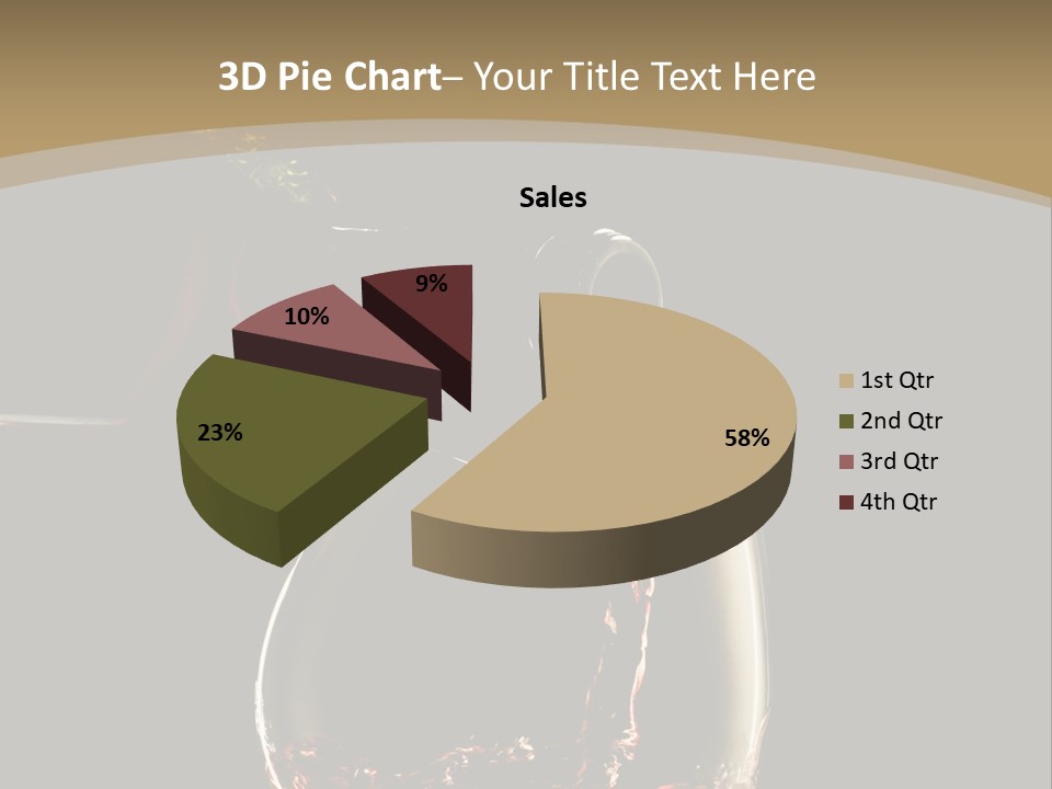 Glassware Alcohol Item PowerPoint Template