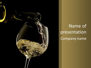 Beverage Trendy Dining PowerPoint Template