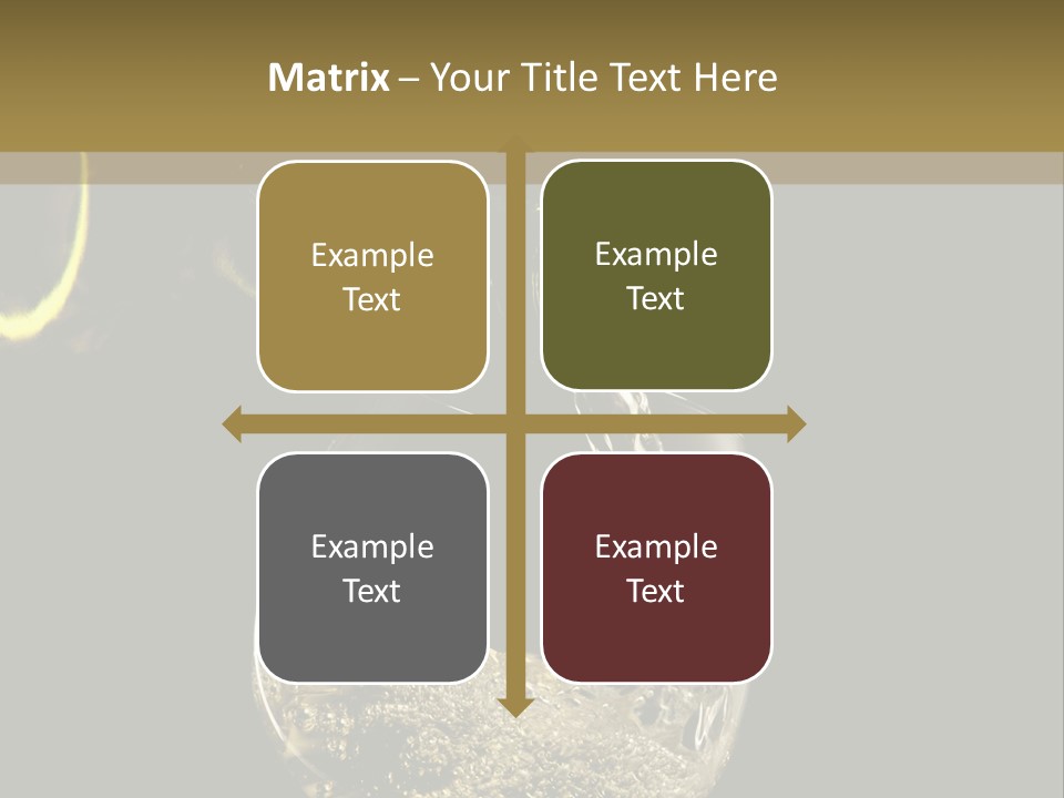 Beverage Trendy Dining PowerPoint Template