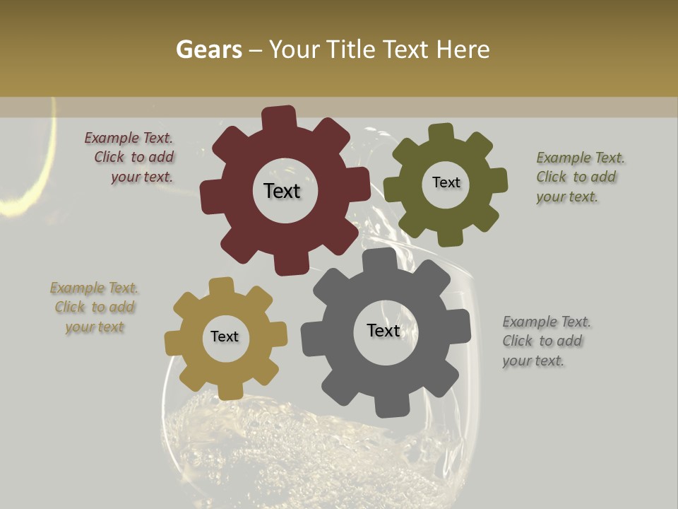 Beverage Trendy Dining PowerPoint Template