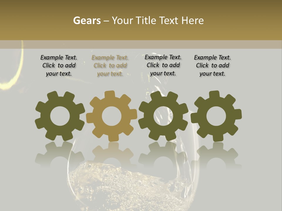 Beverage Trendy Dining PowerPoint Template