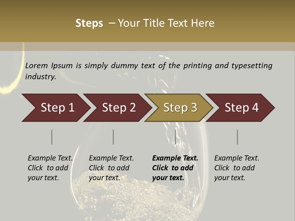 Beverage Trendy Dining PowerPoint Template