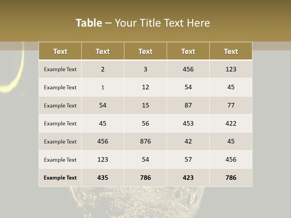 Beverage Trendy Dining PowerPoint Template