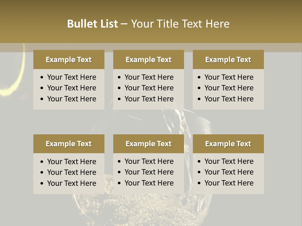 Beverage Trendy Dining PowerPoint Template