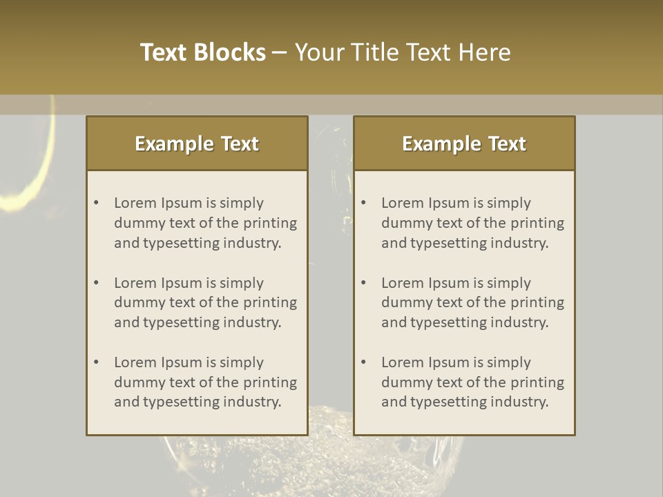 Beverage Trendy Dining PowerPoint Template