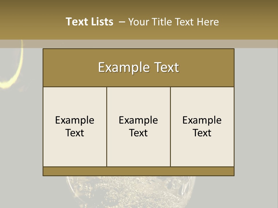 Beverage Trendy Dining PowerPoint Template