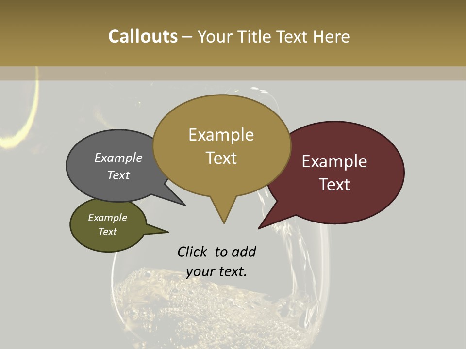 Beverage Trendy Dining PowerPoint Template