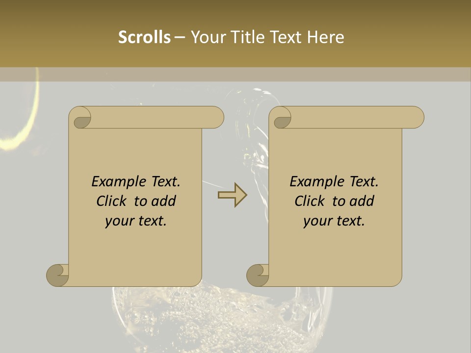 Beverage Trendy Dining PowerPoint Template
