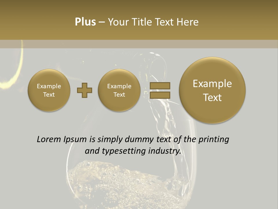 Beverage Trendy Dining PowerPoint Template