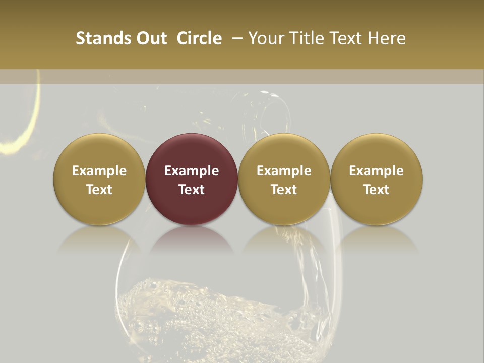 Beverage Trendy Dining PowerPoint Template