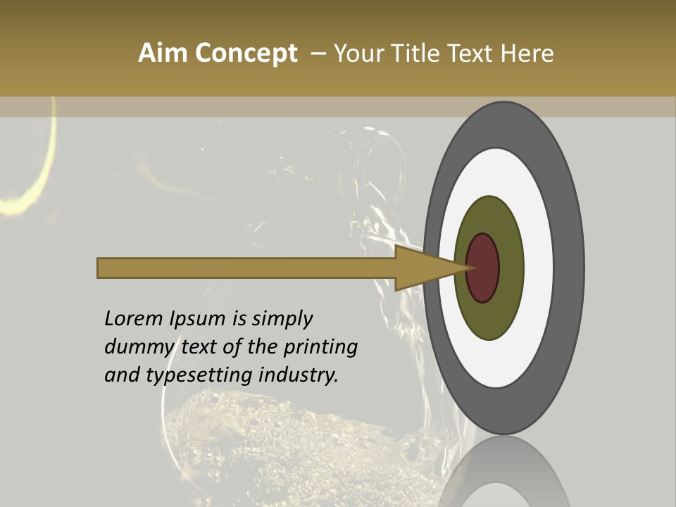 Beverage Trendy Dining PowerPoint Template