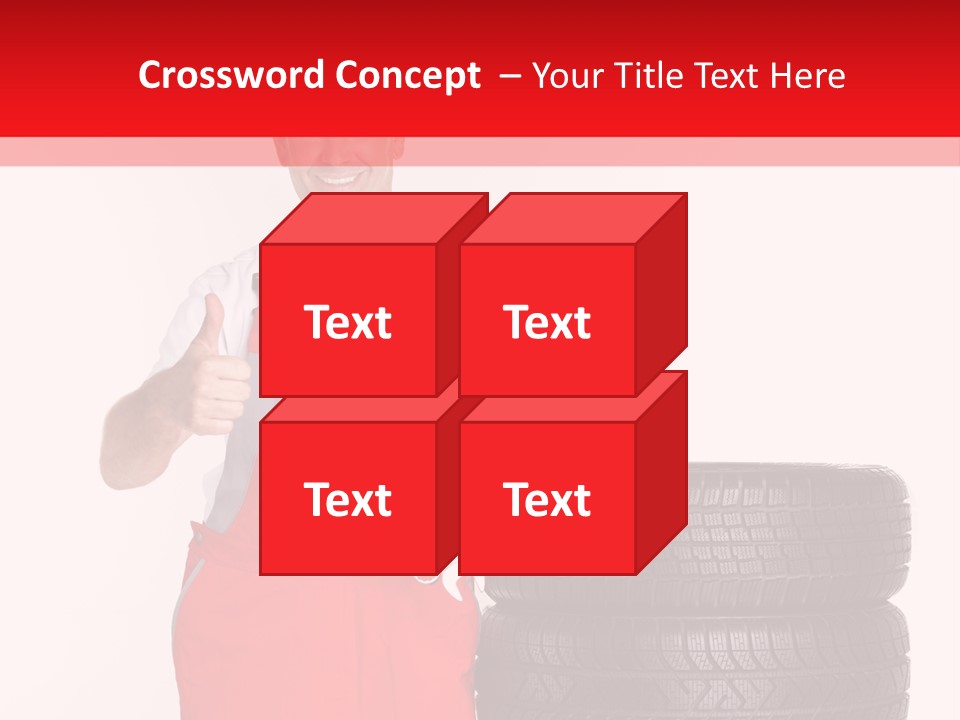 Freckle Rubber Car PowerPoint Template