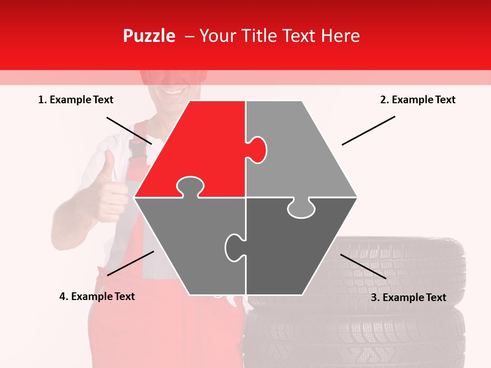 Freckle Rubber Car PowerPoint Template