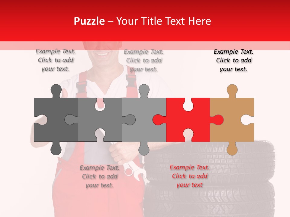 Freckle Rubber Car PowerPoint Template