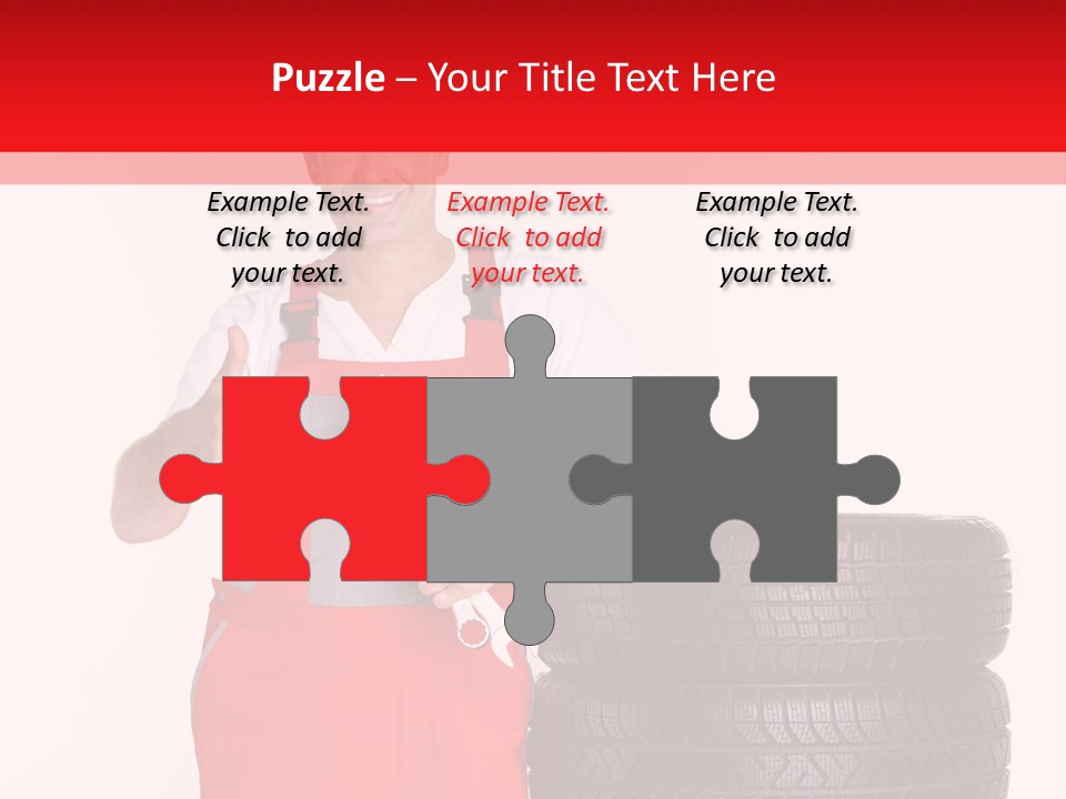 Freckle Rubber Car PowerPoint Template