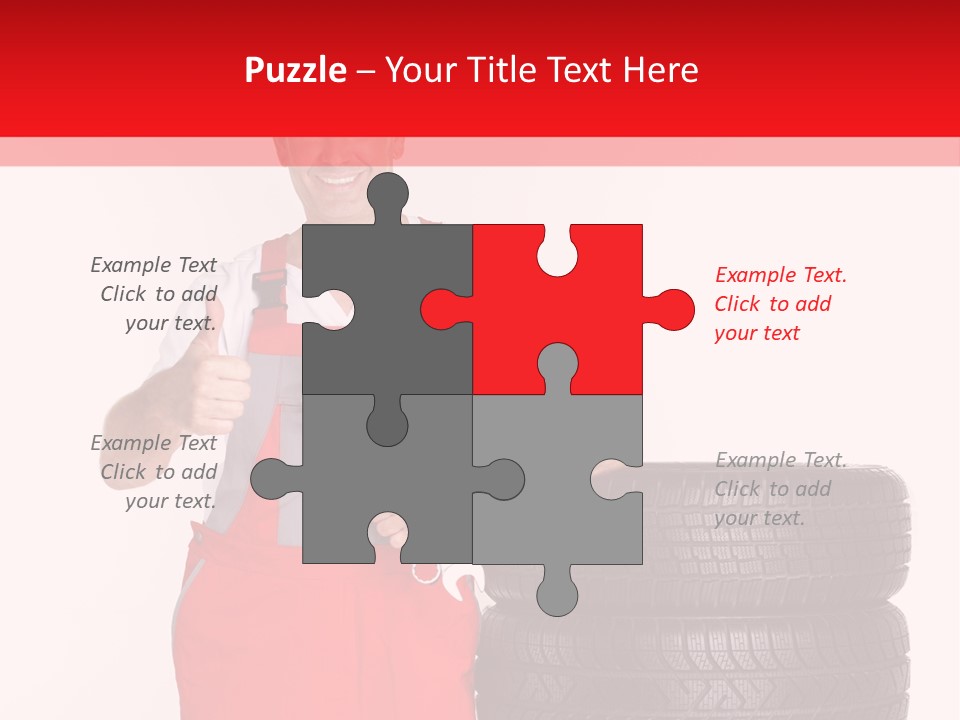 Freckle Rubber Car PowerPoint Template