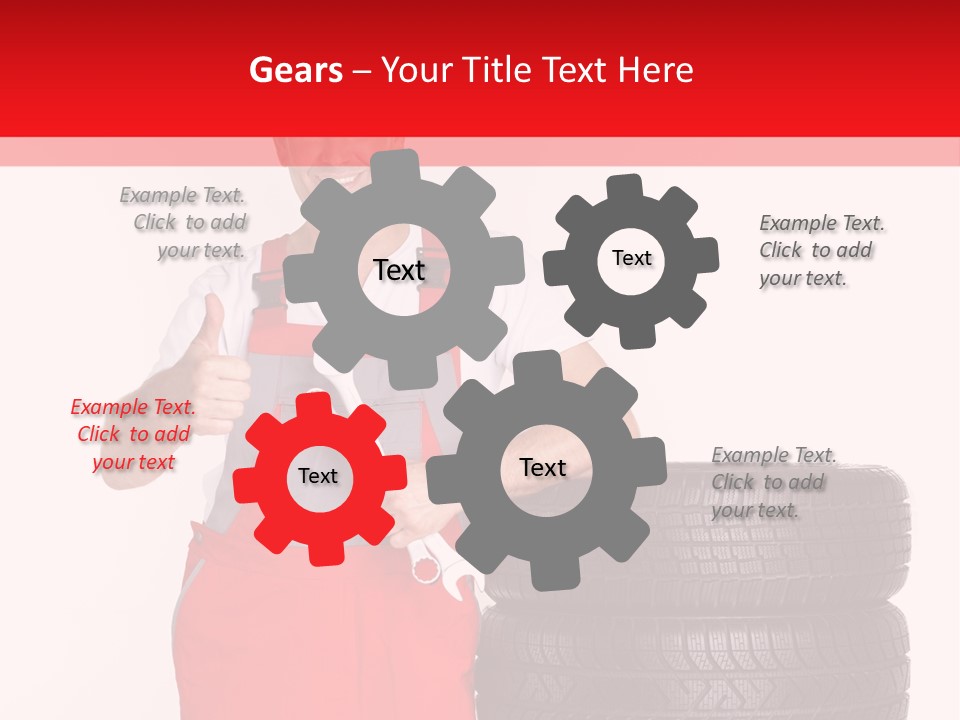 Freckle Rubber Car PowerPoint Template