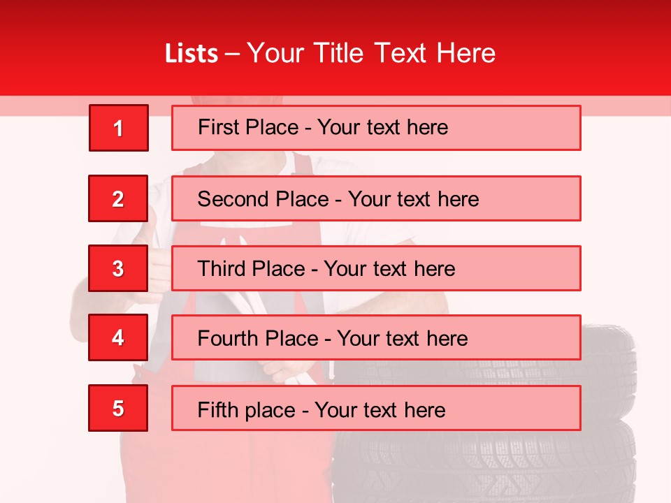 Freckle Rubber Car PowerPoint Template