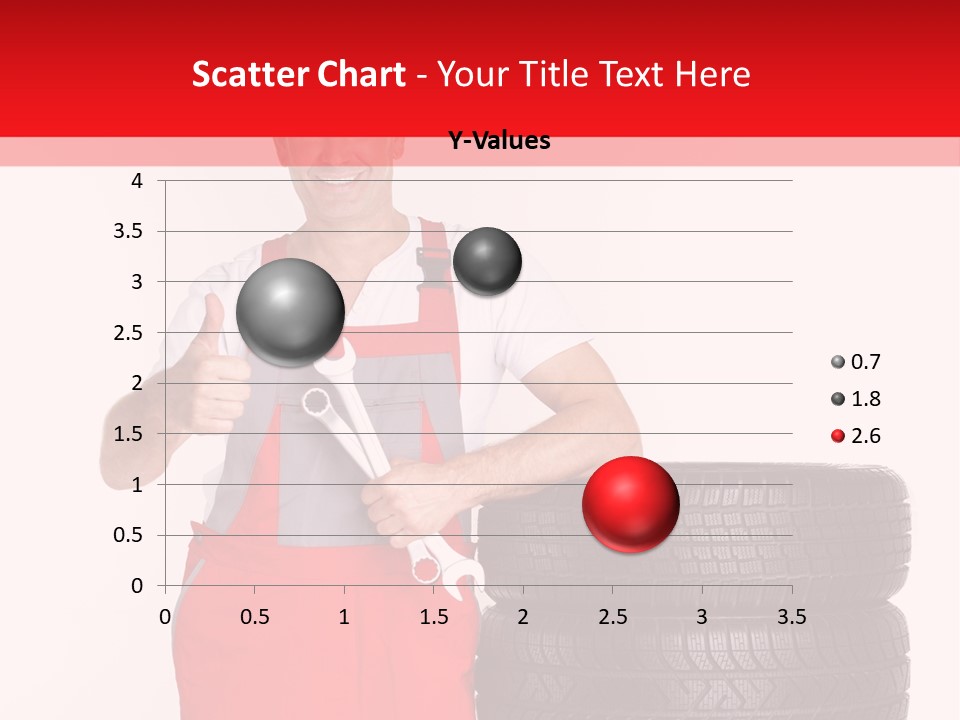 Freckle Rubber Car PowerPoint Template