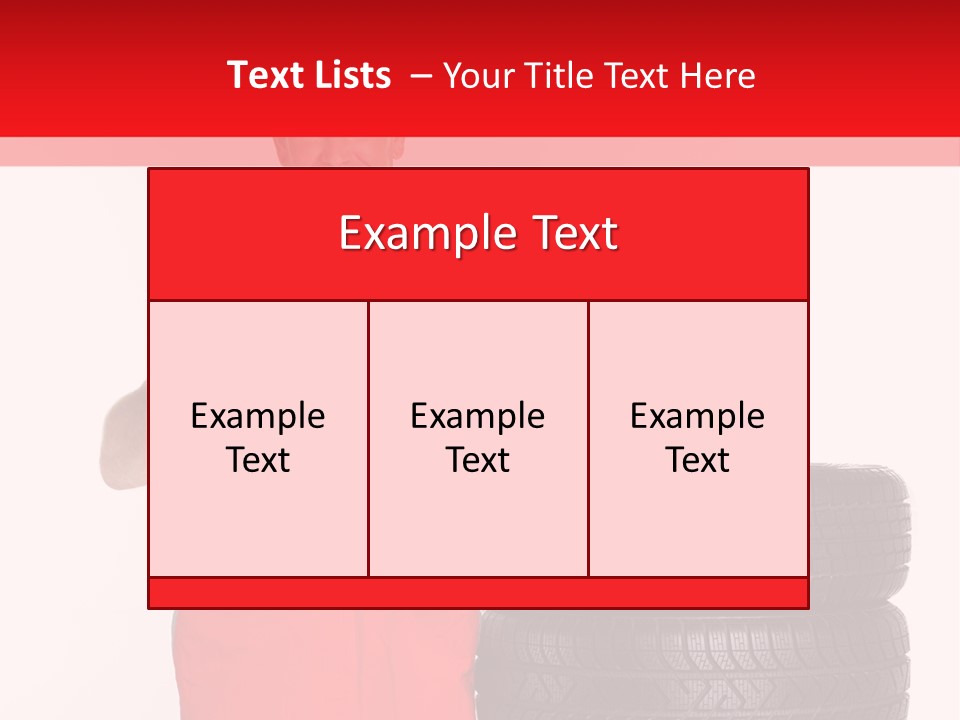 Freckle Rubber Car PowerPoint Template