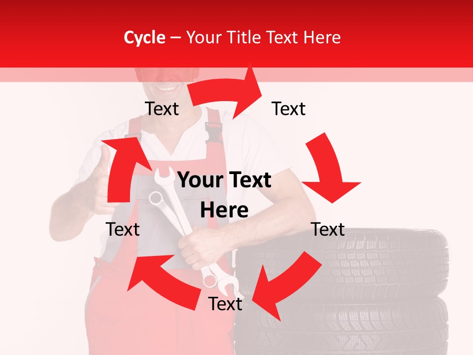 Freckle Rubber Car PowerPoint Template