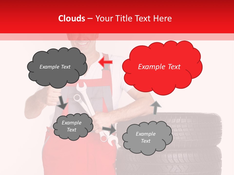 Freckle Rubber Car PowerPoint Template