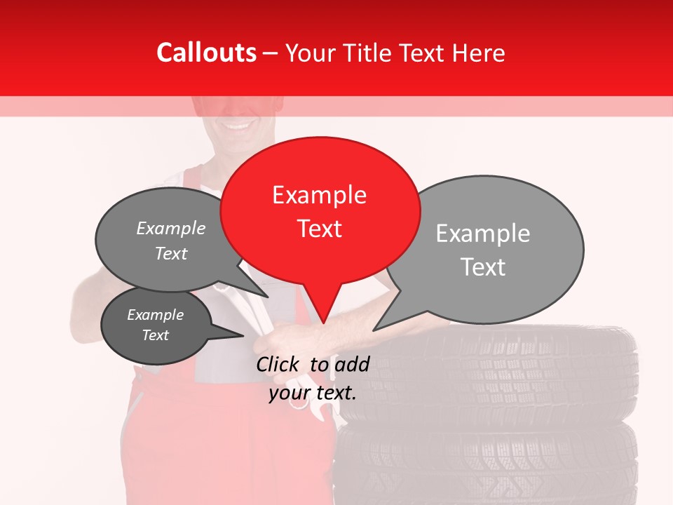 Freckle Rubber Car PowerPoint Template