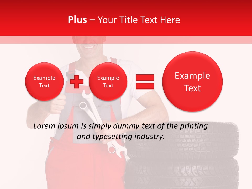 Freckle Rubber Car PowerPoint Template